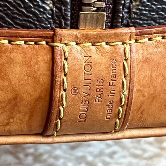 SOLD-Authentic Louis Vuitton Alma Satchel Bag MM Medium Monogram with Dust Bag - Picture 3 of 9